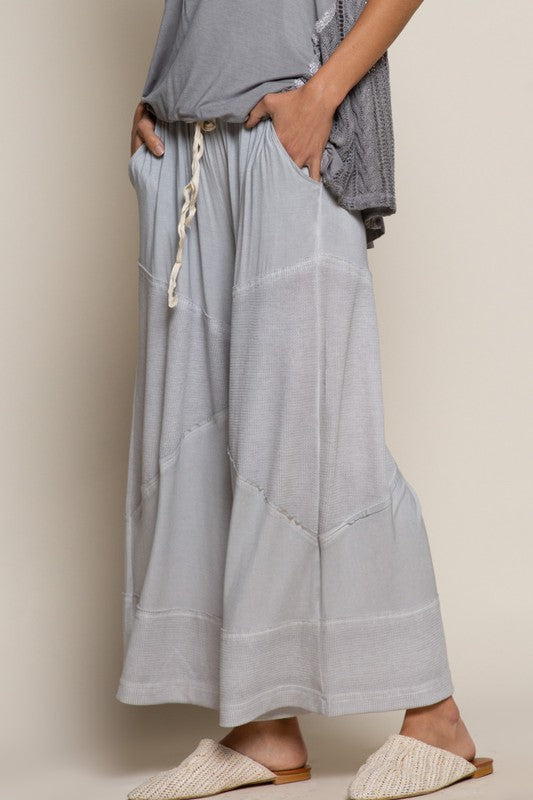 Loose Knit Culotte Pants