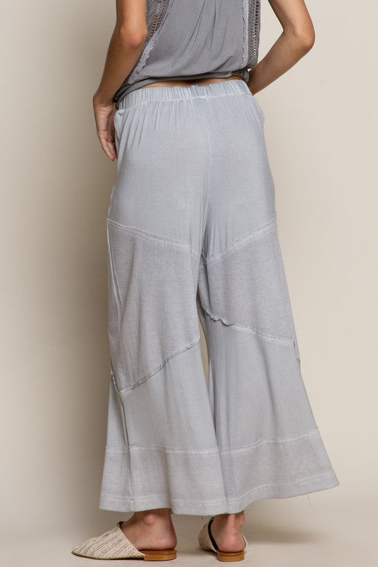 Loose Knit Culotte Pants