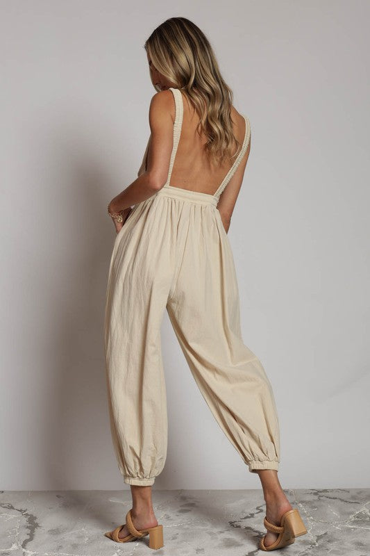 Tan Jumpsuit