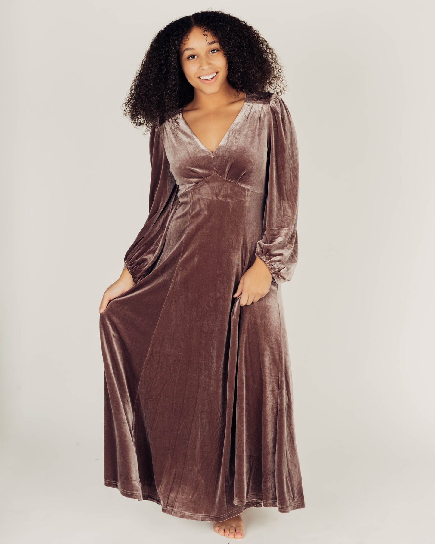 Velvet Maxi Dress