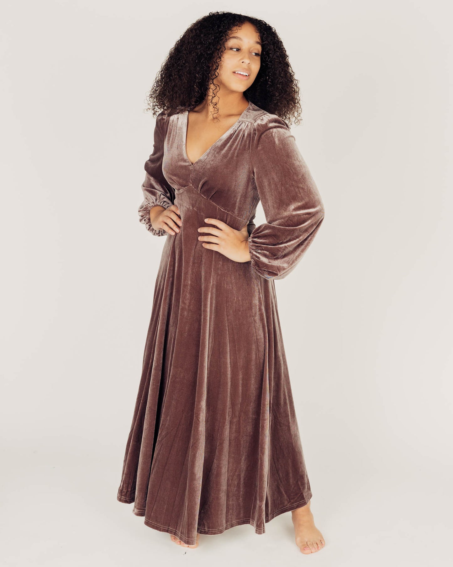 Velvet Maxi Dress