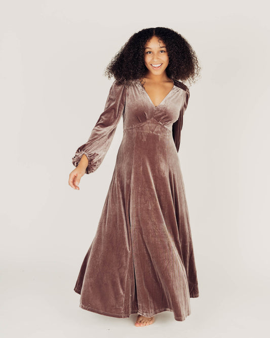 Velvet Maxi Dress