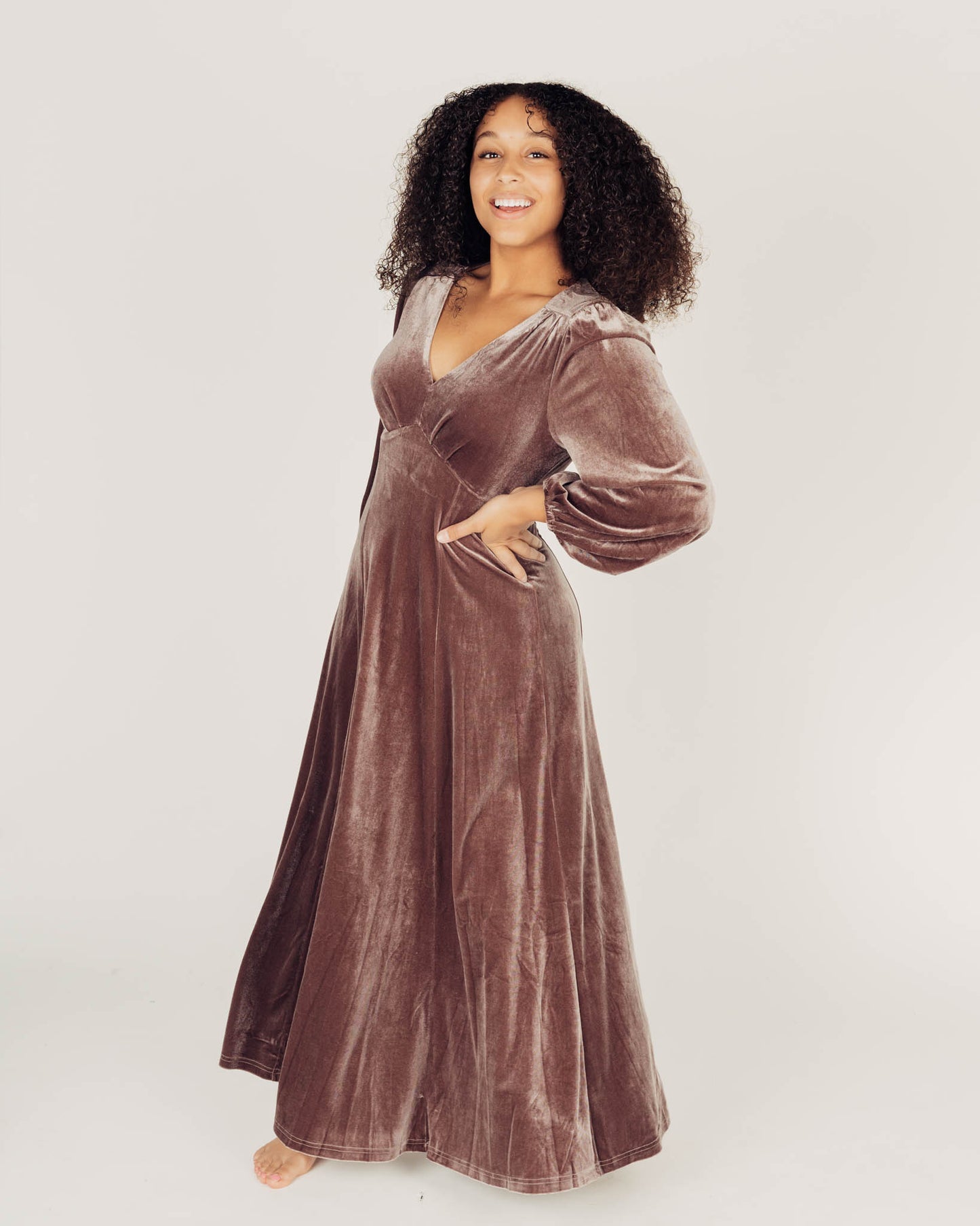 Velvet Maxi Dress