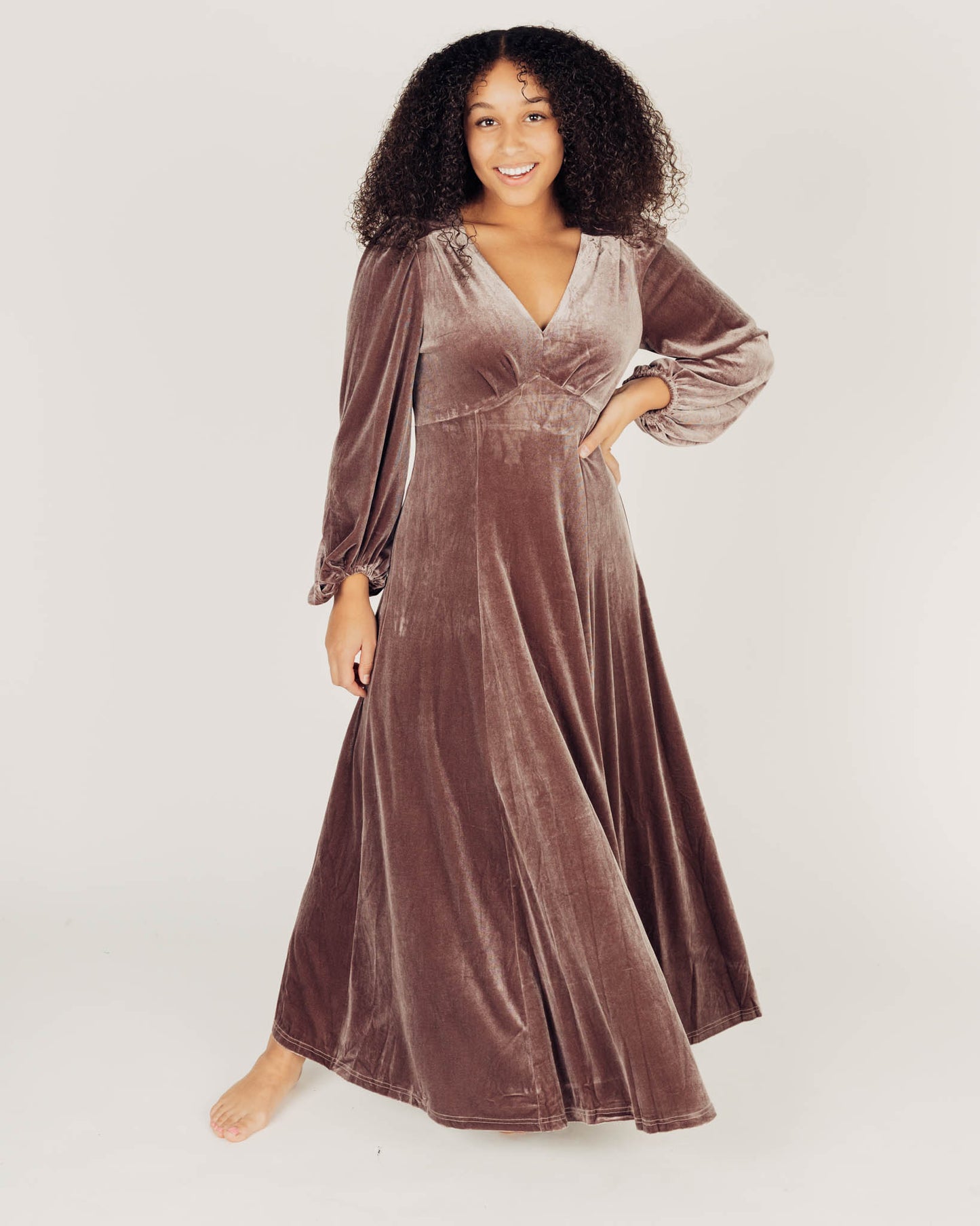 Velvet Maxi Dress