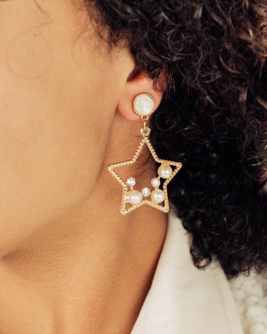 Star Dangle Earrings