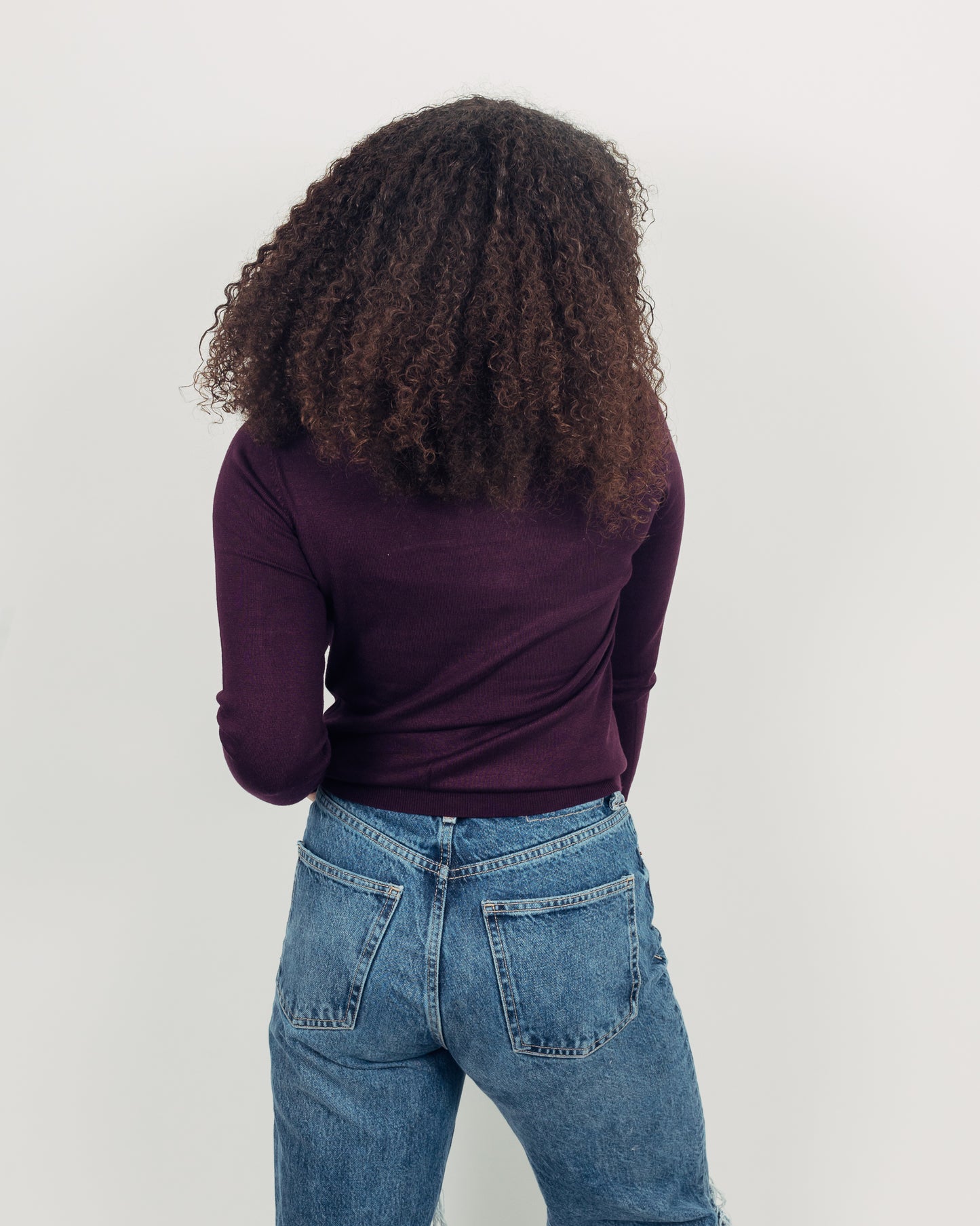 Malt Turtleneck || Purple