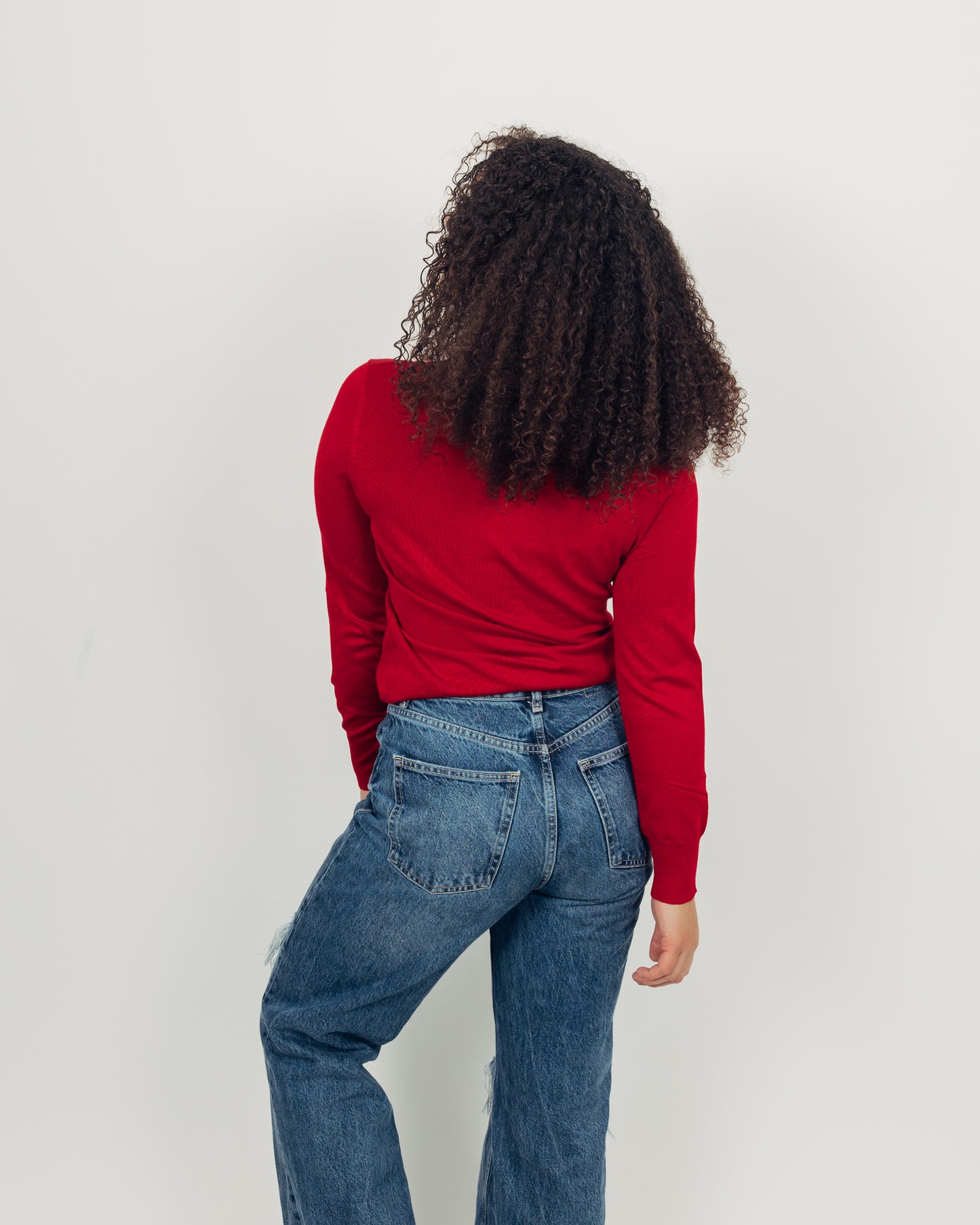 Malt Turtleneck || Red