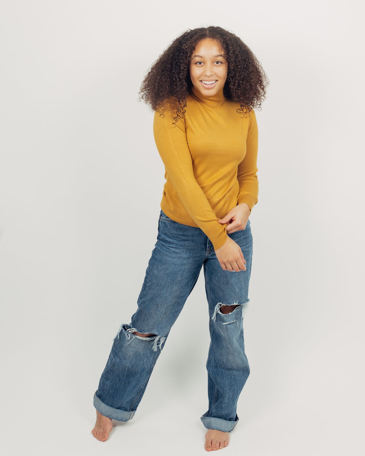 Malt Turtleneck || Mustard
