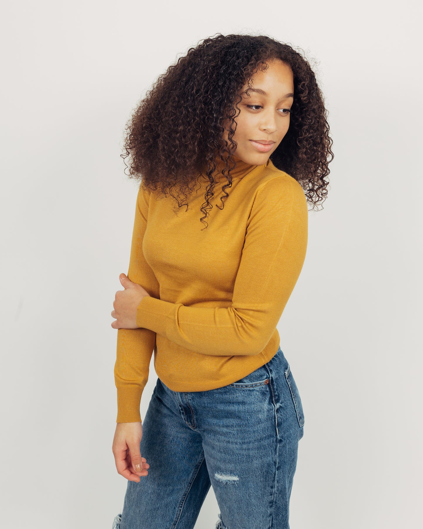 Malt Turtleneck || Mustard