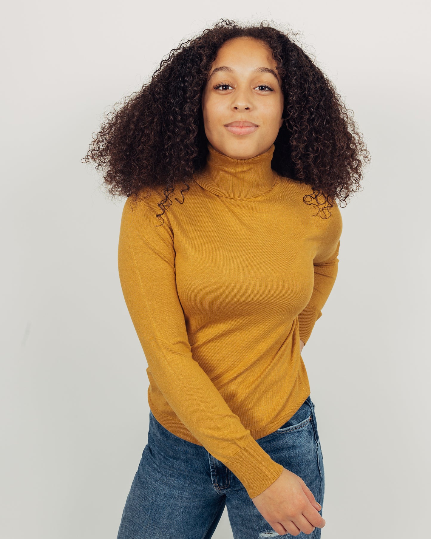 Malt Turtleneck || Mustard