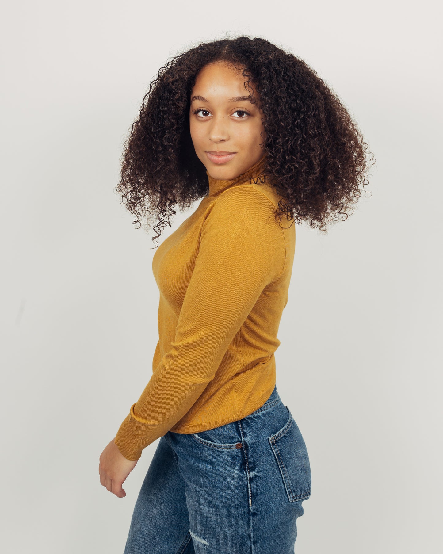 Malt Turtleneck || Mustard