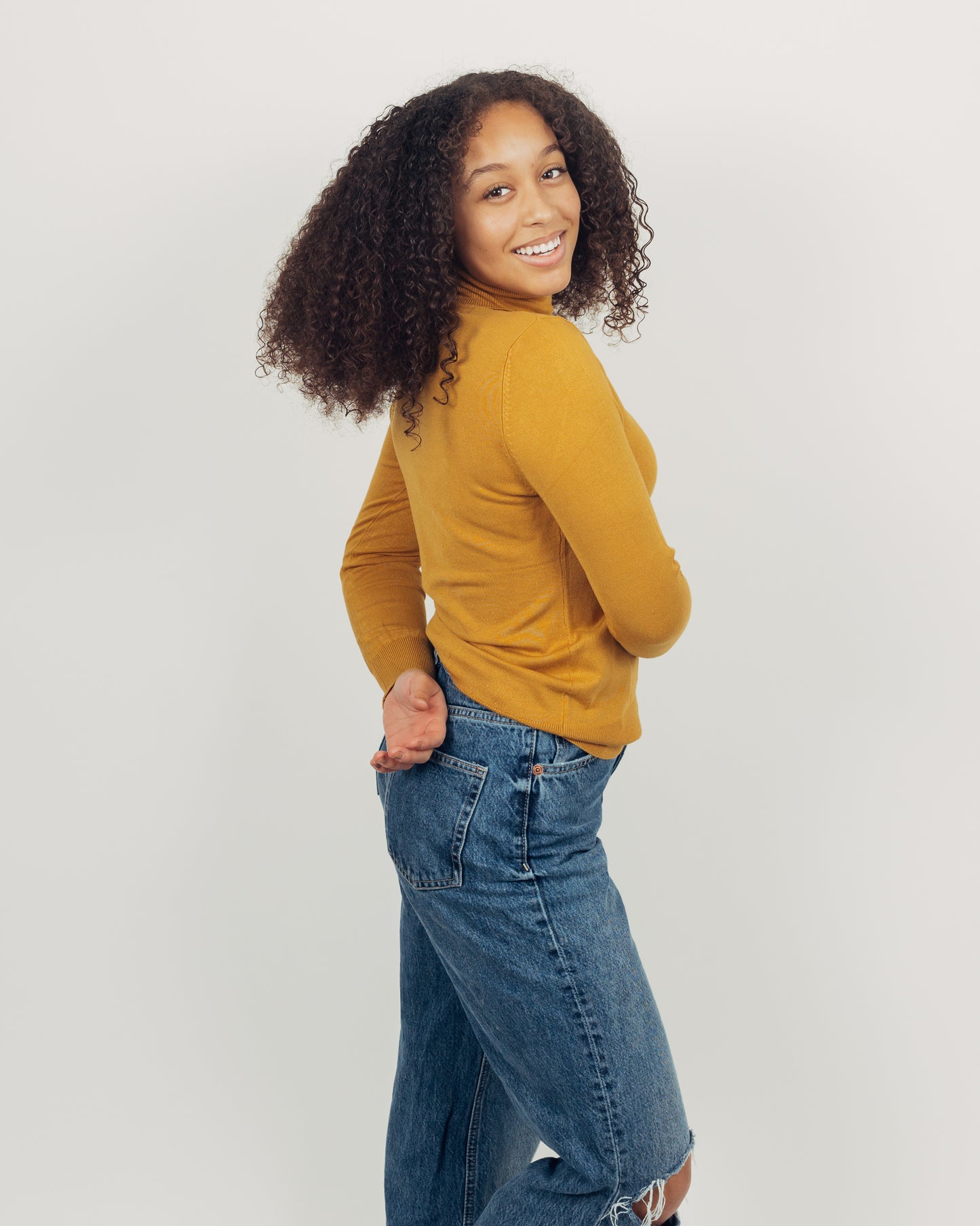 Malt Turtleneck || Mustard