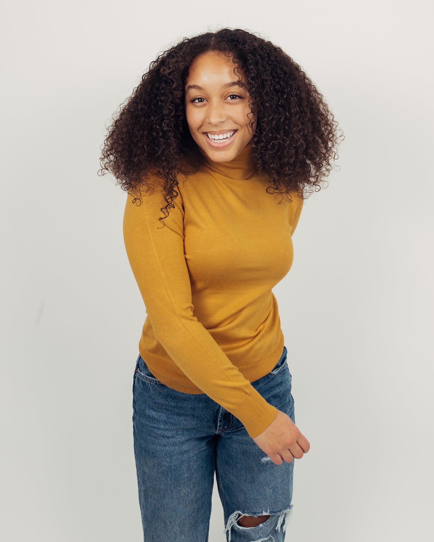 Malt Turtleneck || Mustard