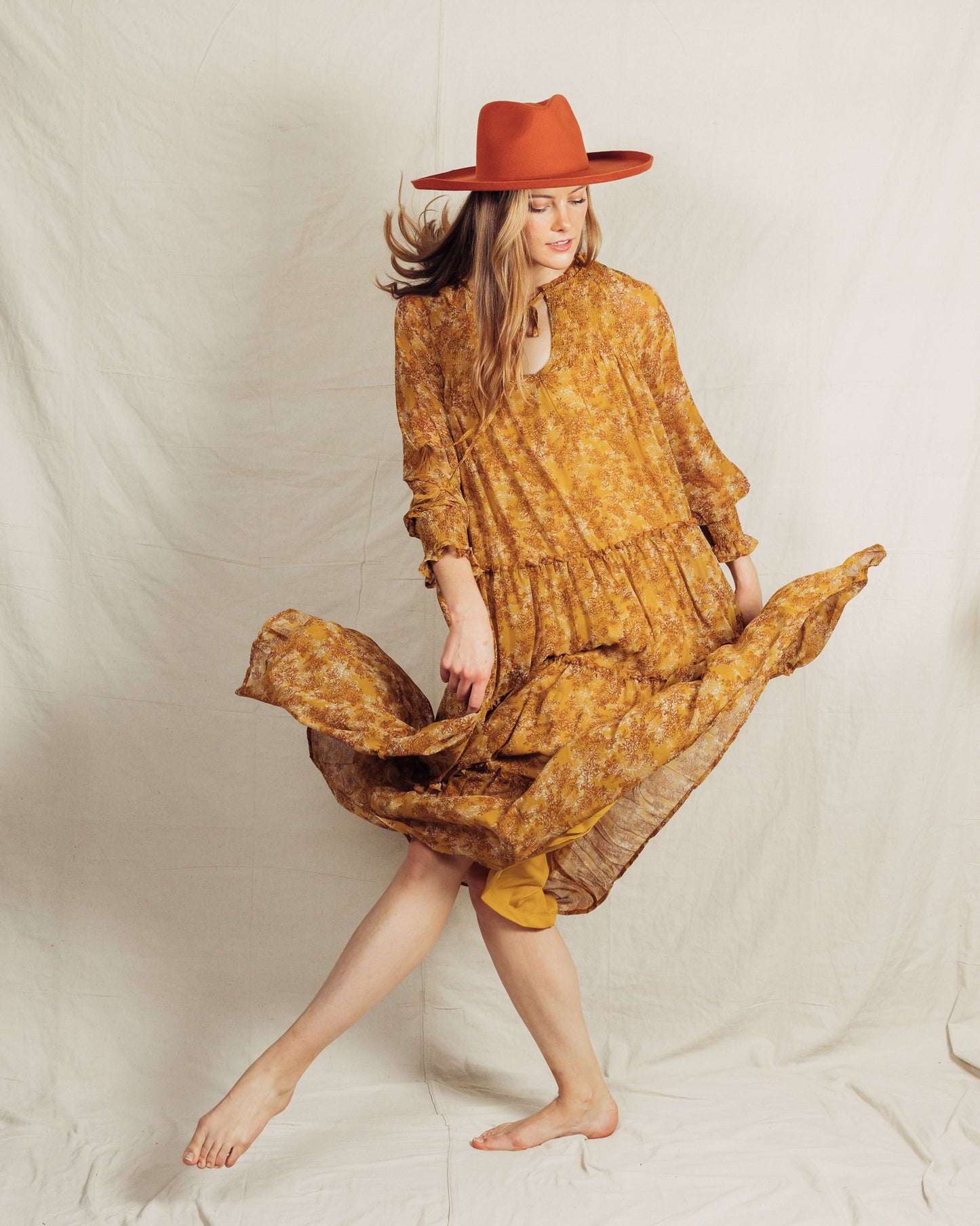 Kodi Dress || Mustard
