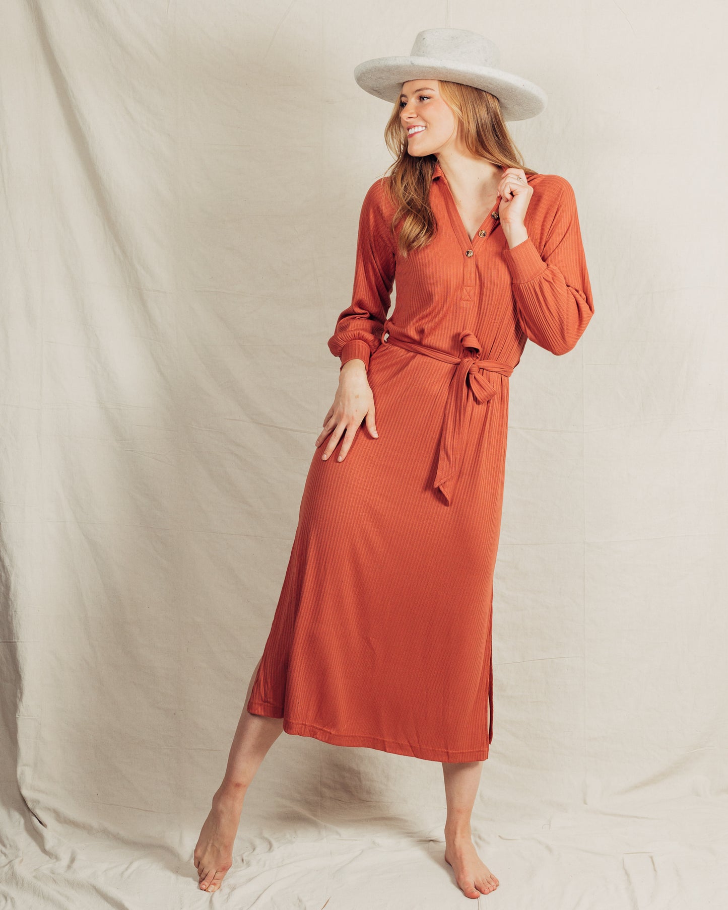 Dylan Dress | Clay