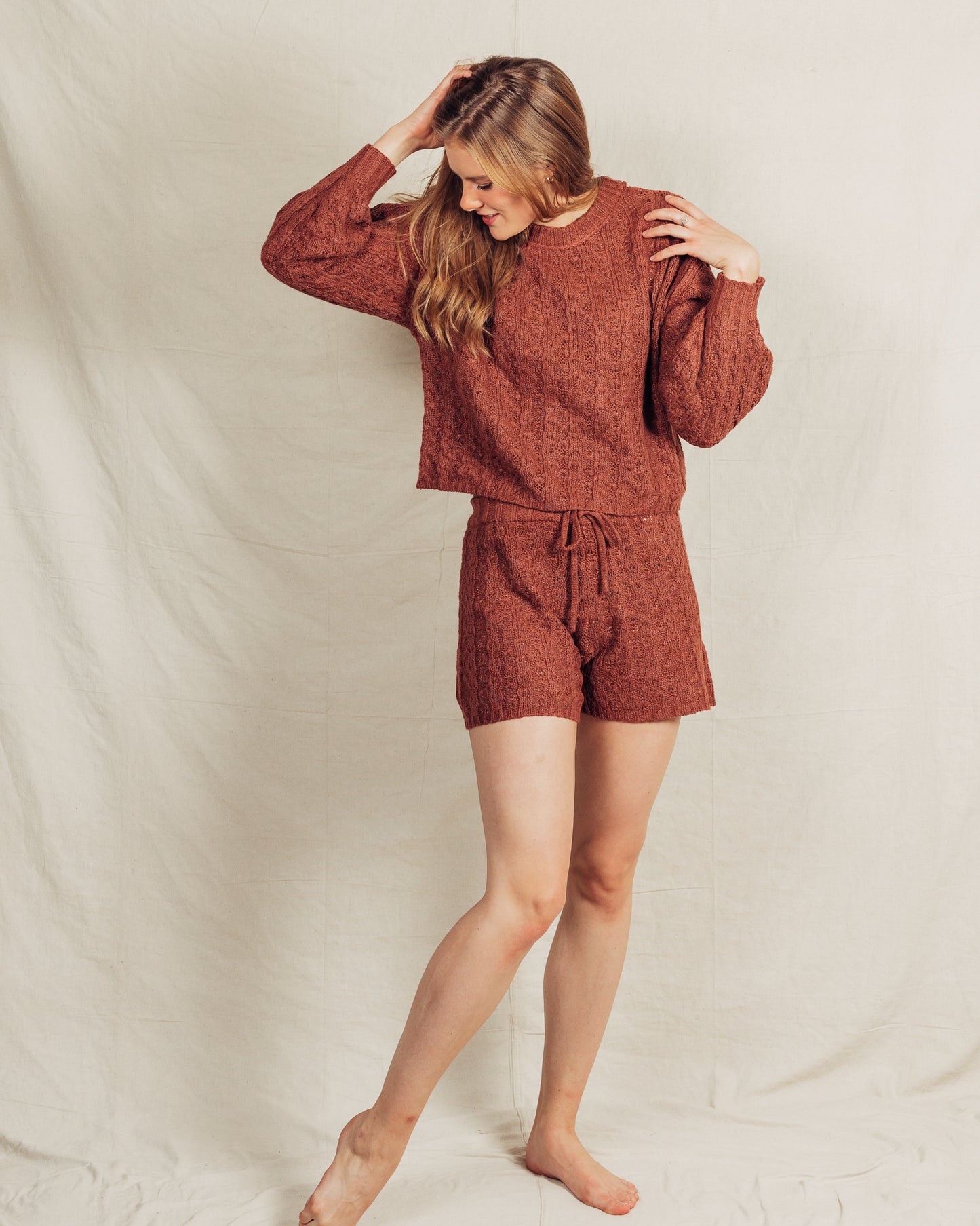 Rikaela Sweater + Short Set