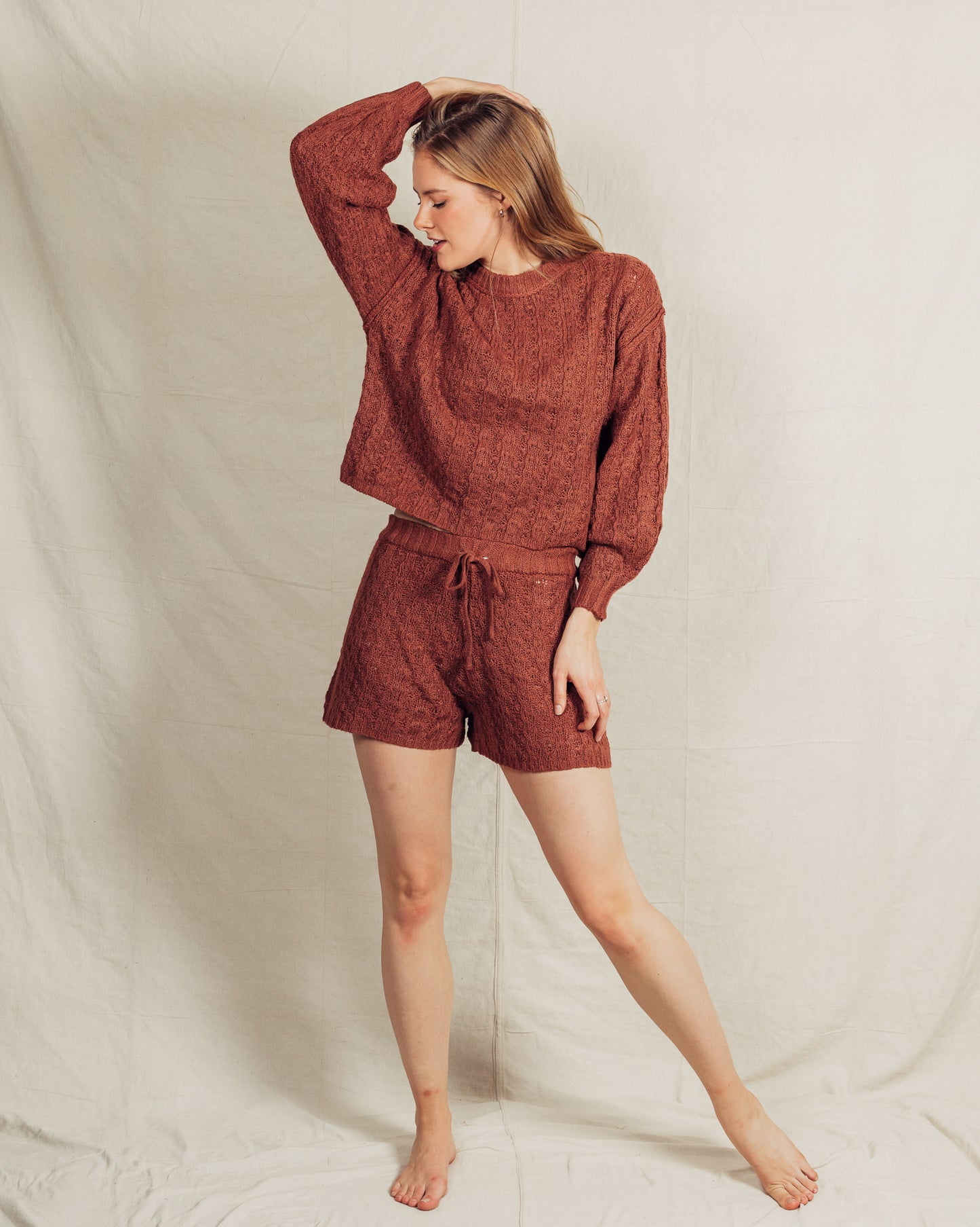 Rikaela Sweater + Short Set