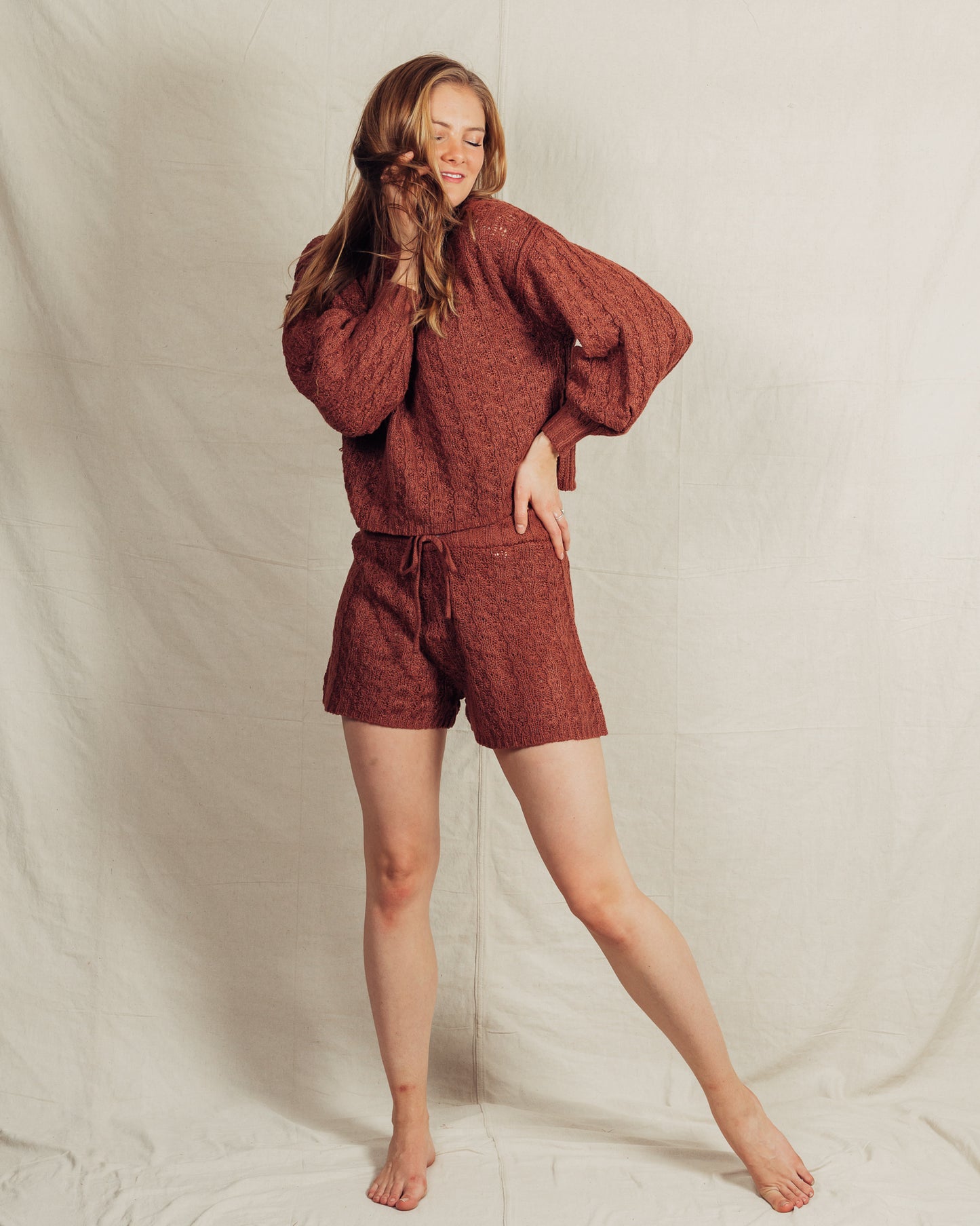 Rikaela Sweater + Short Set
