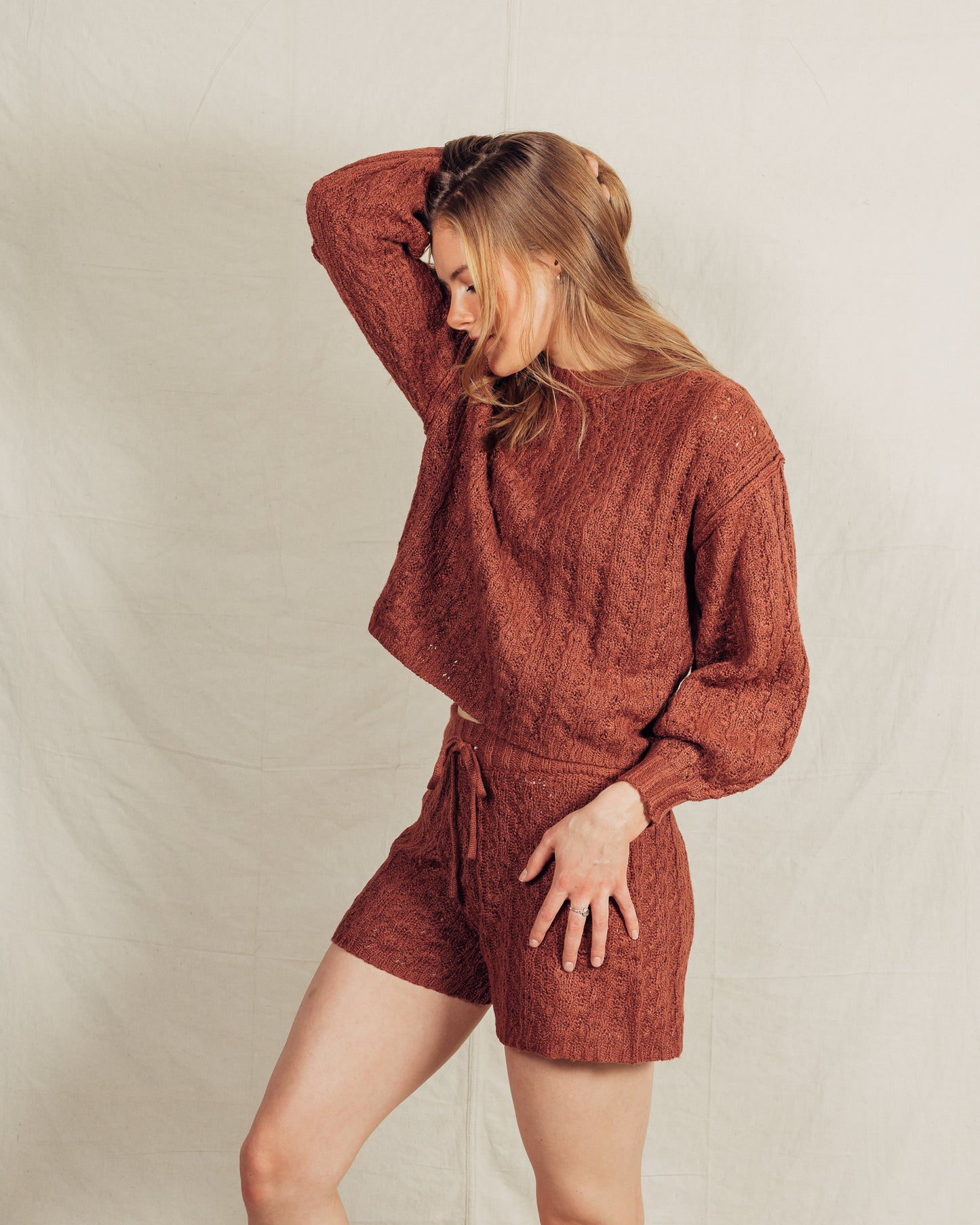 Rikaela Sweater + Short Set
