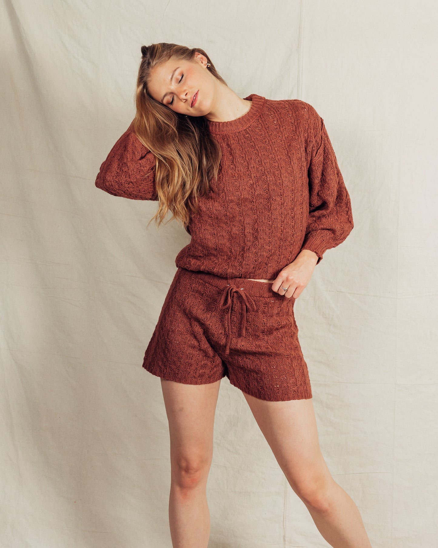 Rikaela Sweater + Short Set