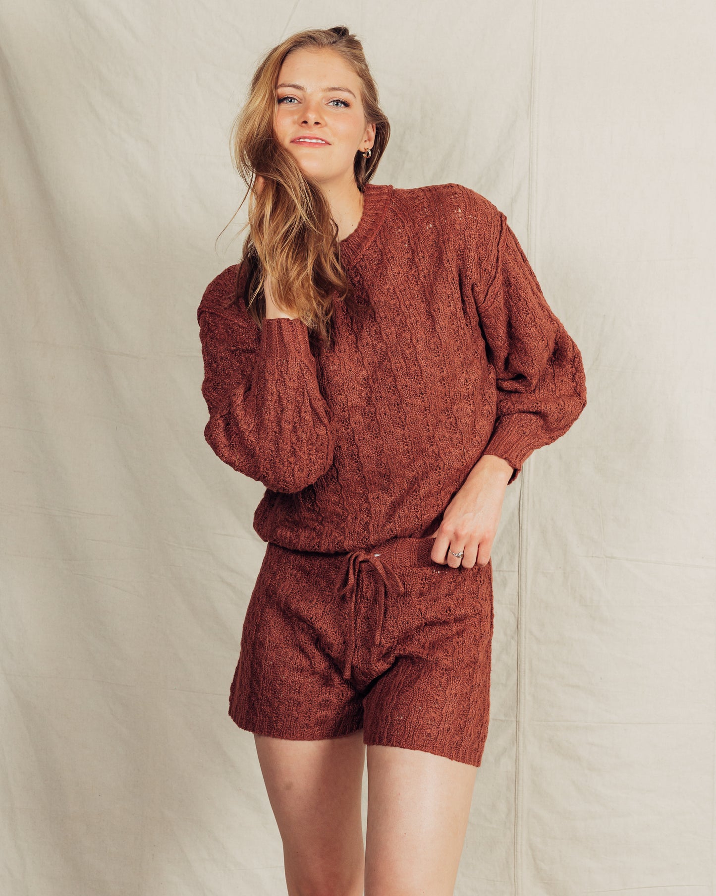 Rikaela Sweater + Short Set
