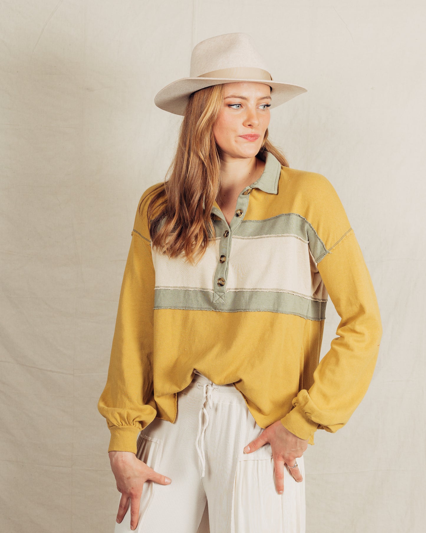 Rugby Shirt || Mustard