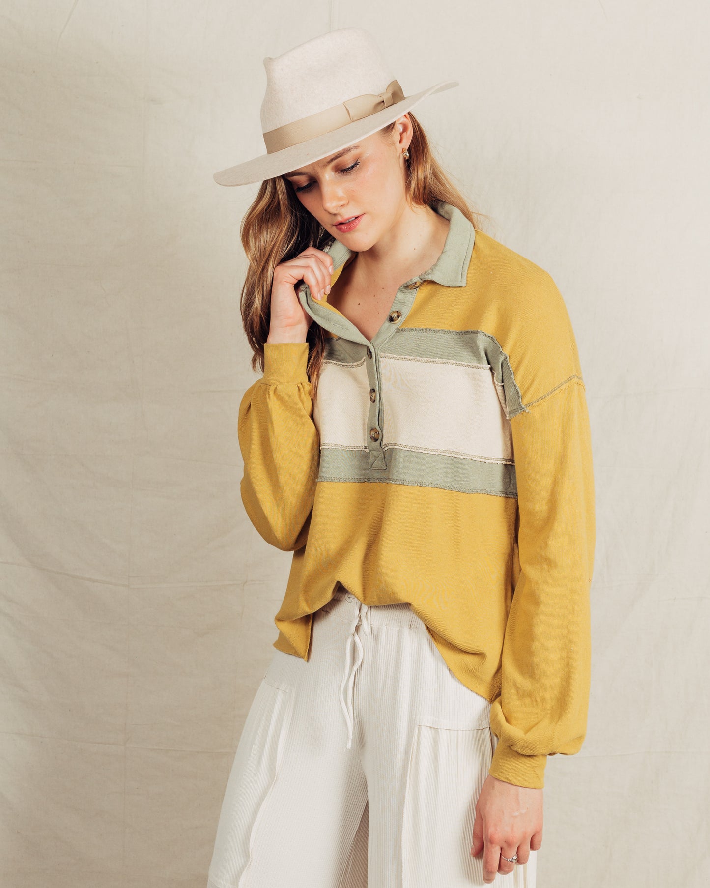 Rugby Shirt || Mustard