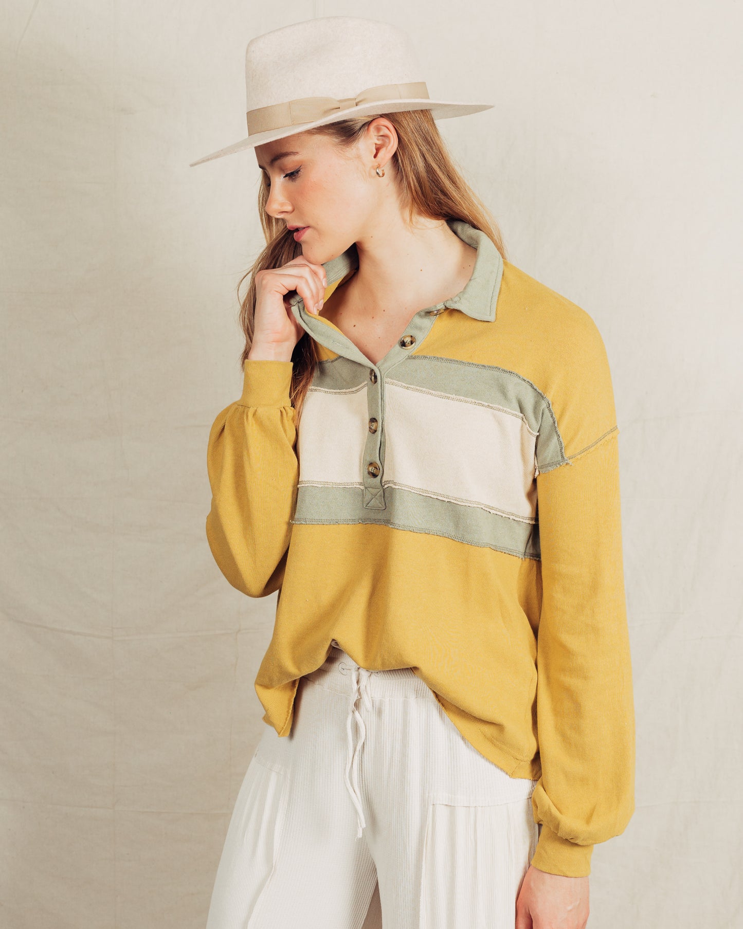 Rugby Shirt || Mustard