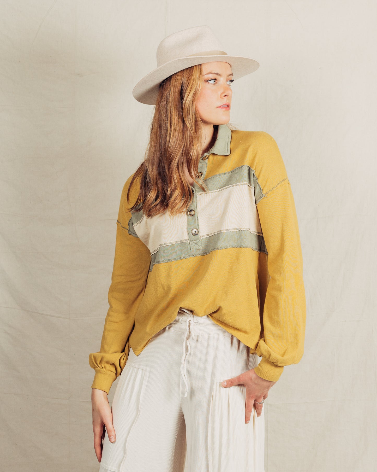 Rugby Shirt || Mustard