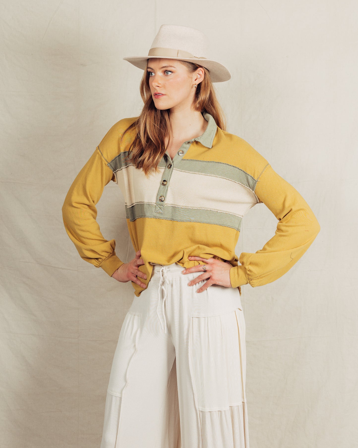 Rugby Shirt || Mustard