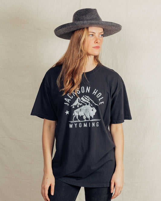 Jackson Hole Tee || Black