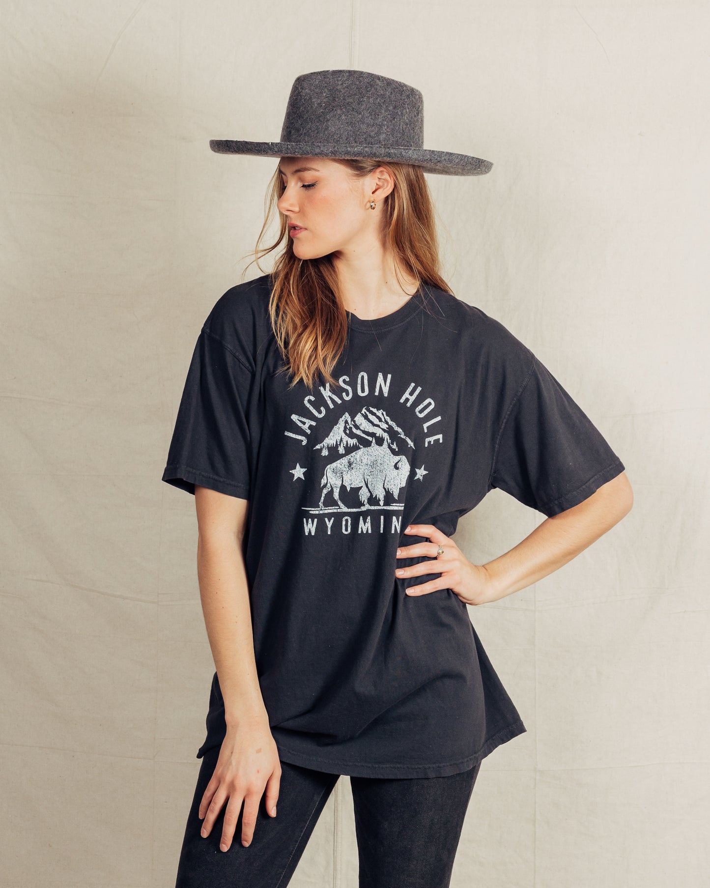 Jackson Hole Tee || Black