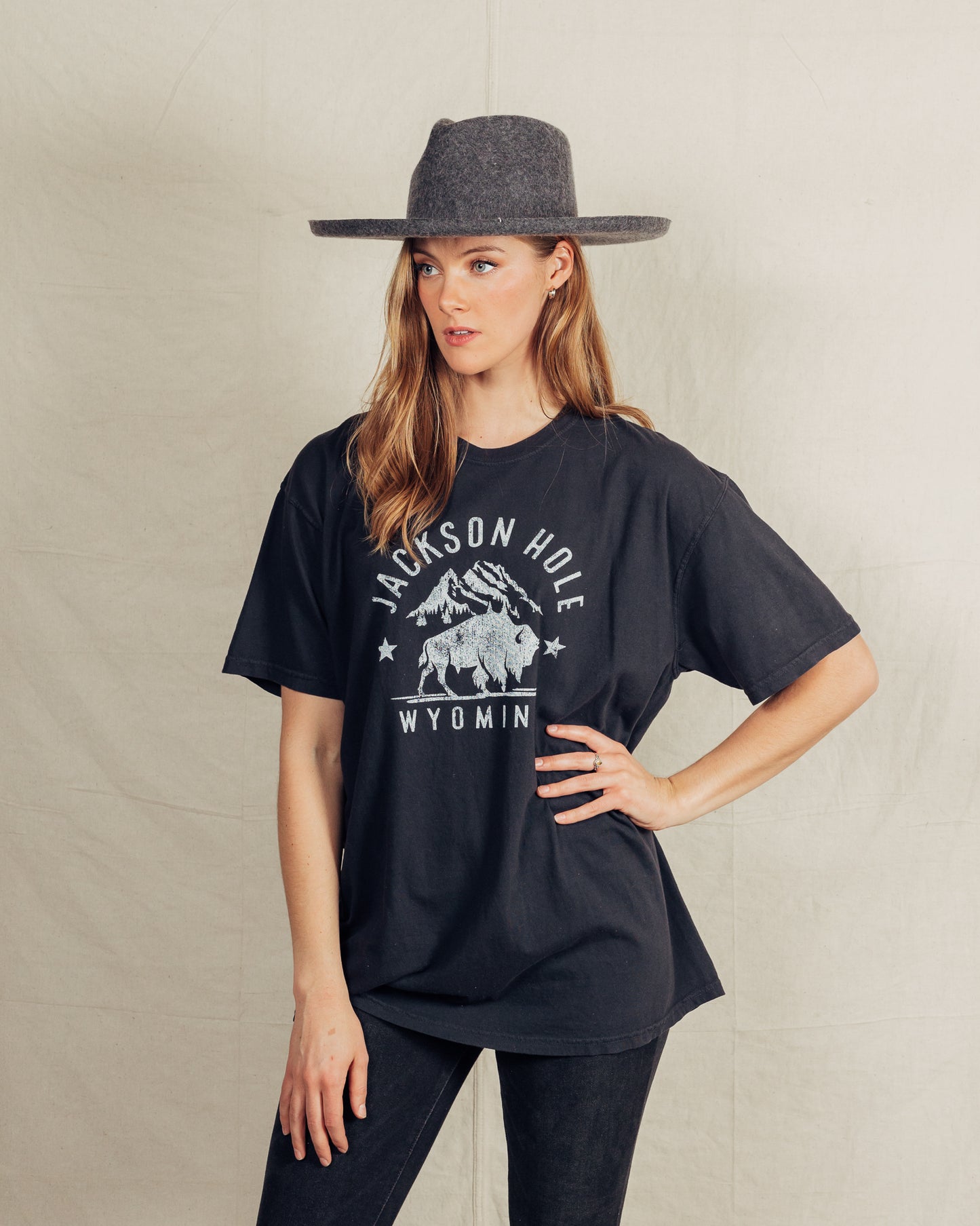 Jackson Hole Tee || Black