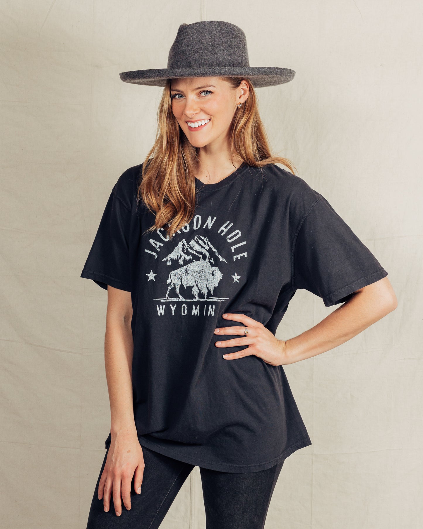 Jackson Hole Tee || Black