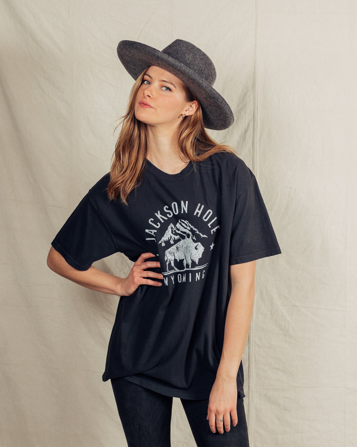 Jackson Hole Tee || Black