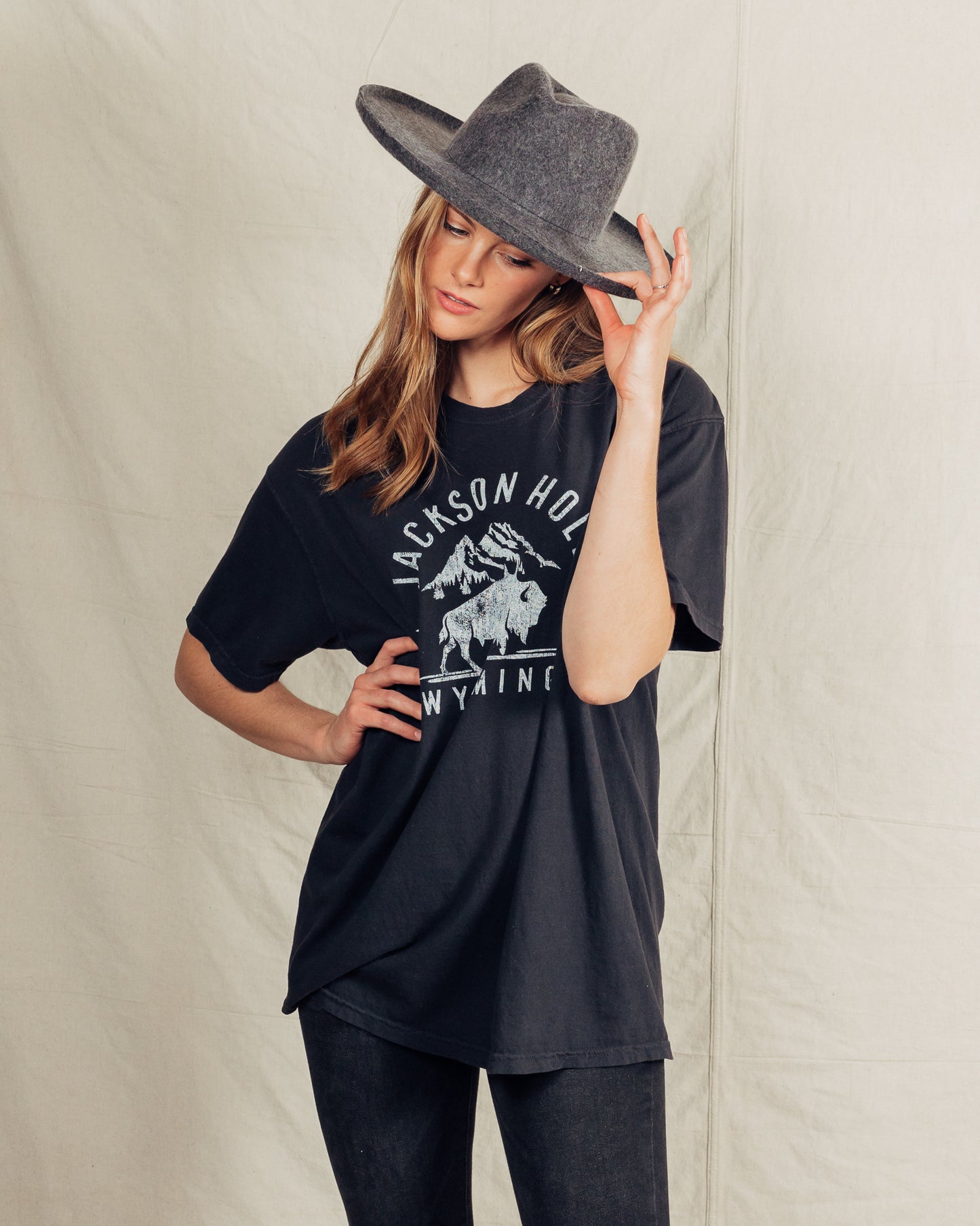 Jackson Hole Tee || Black
