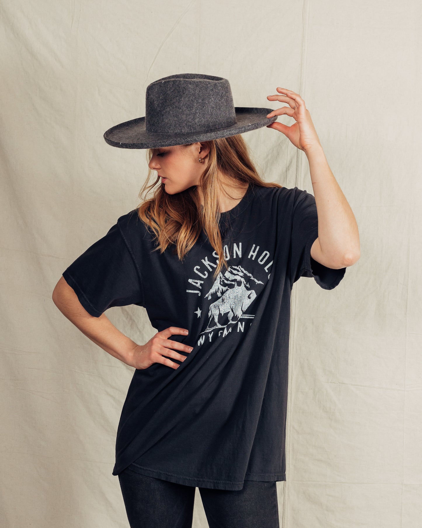 Jackson Hole Tee || Black