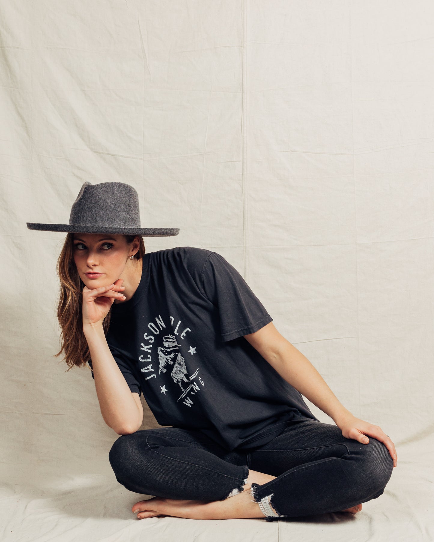 Jackson Hole Tee || Black