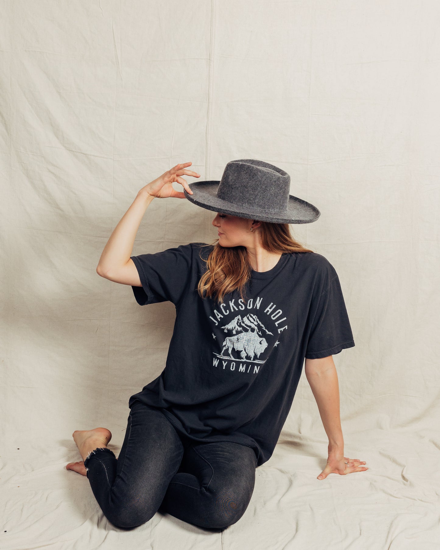 Jackson Hole Tee || Black