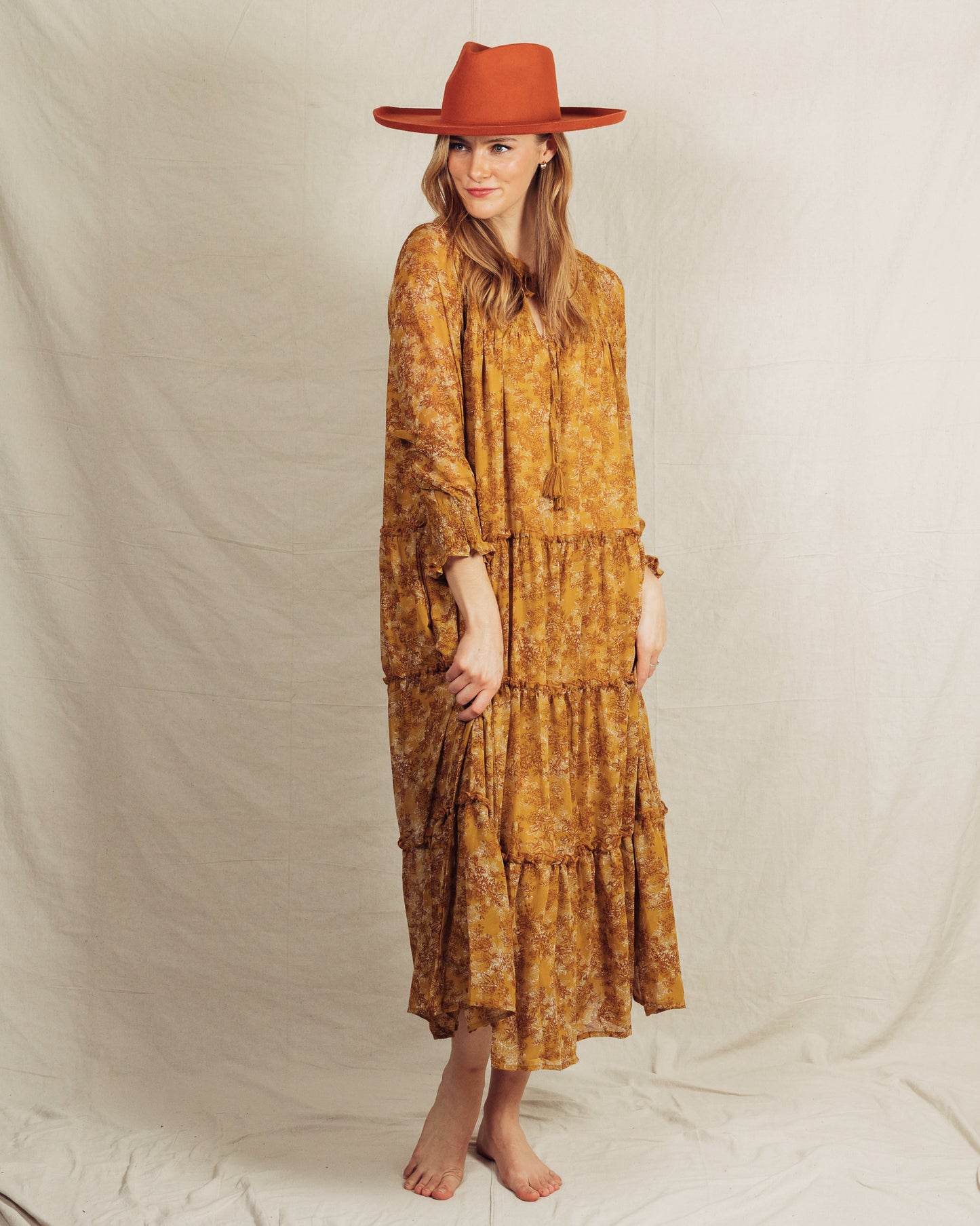 Kodi Dress || Mustard