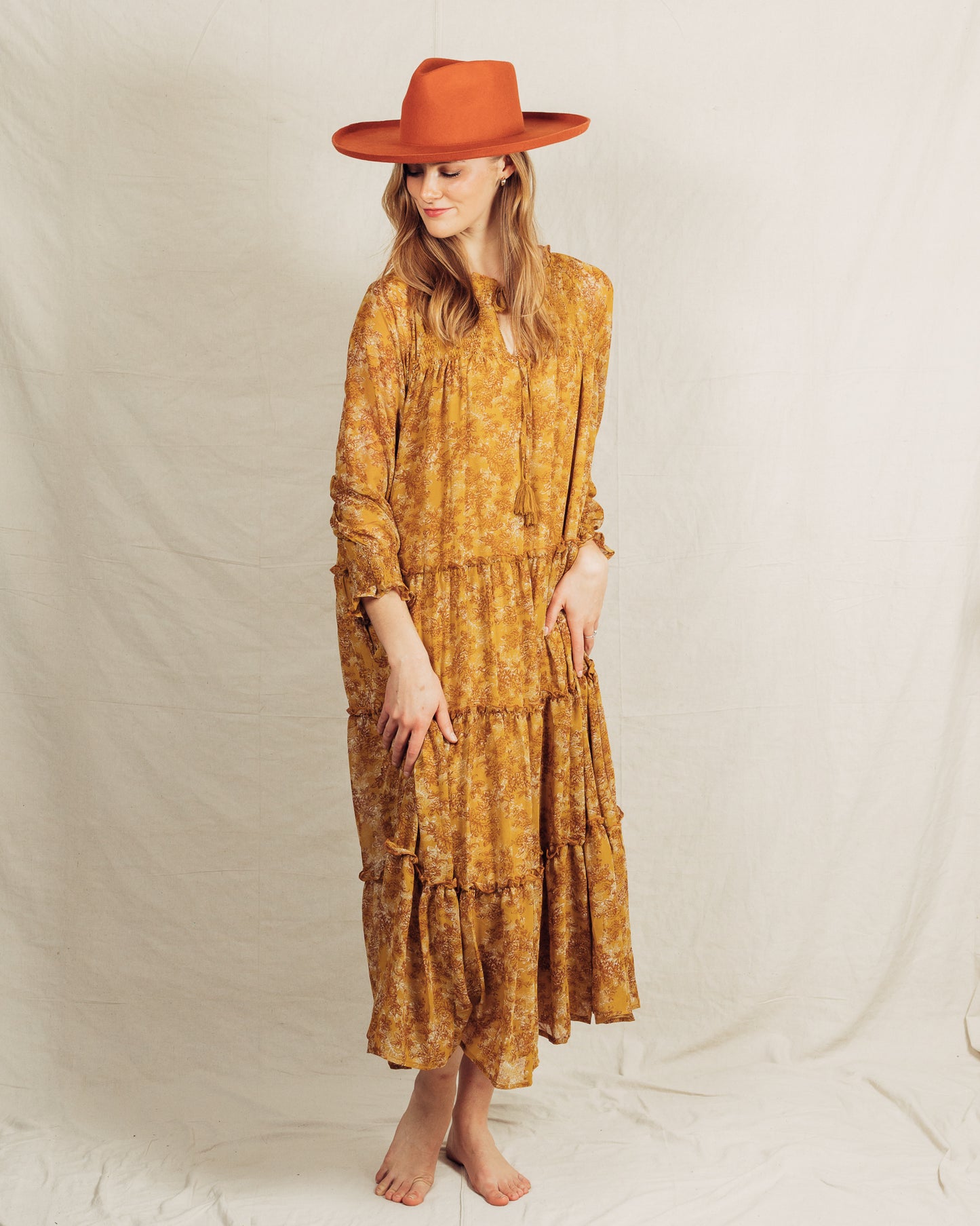 Kodi Dress || Mustard