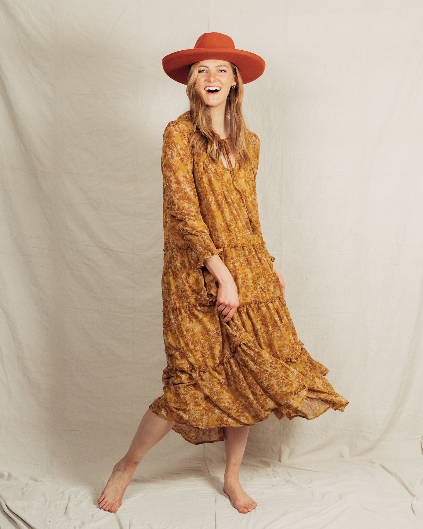 Kodi Dress || Mustard