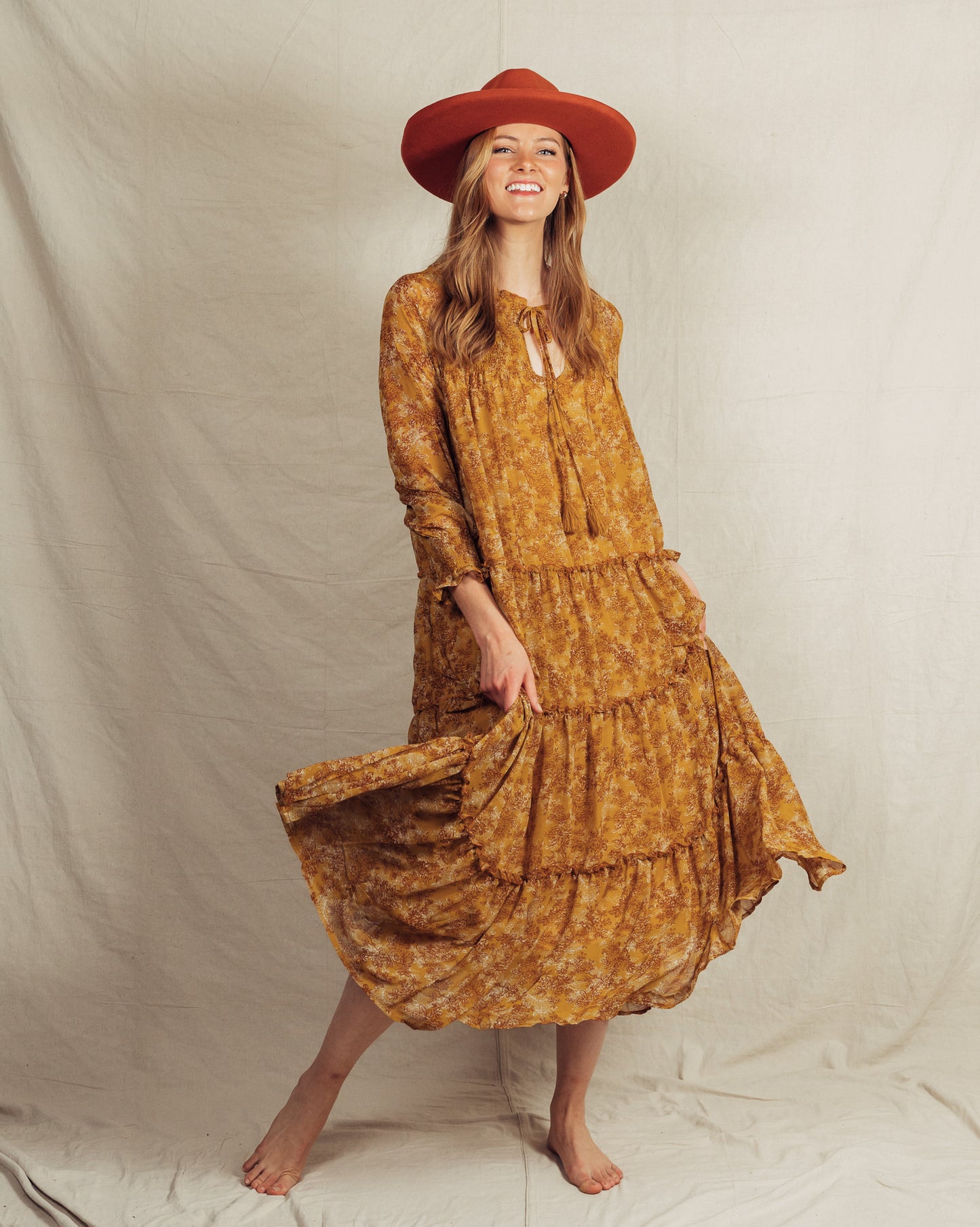 Kodi Dress || Mustard