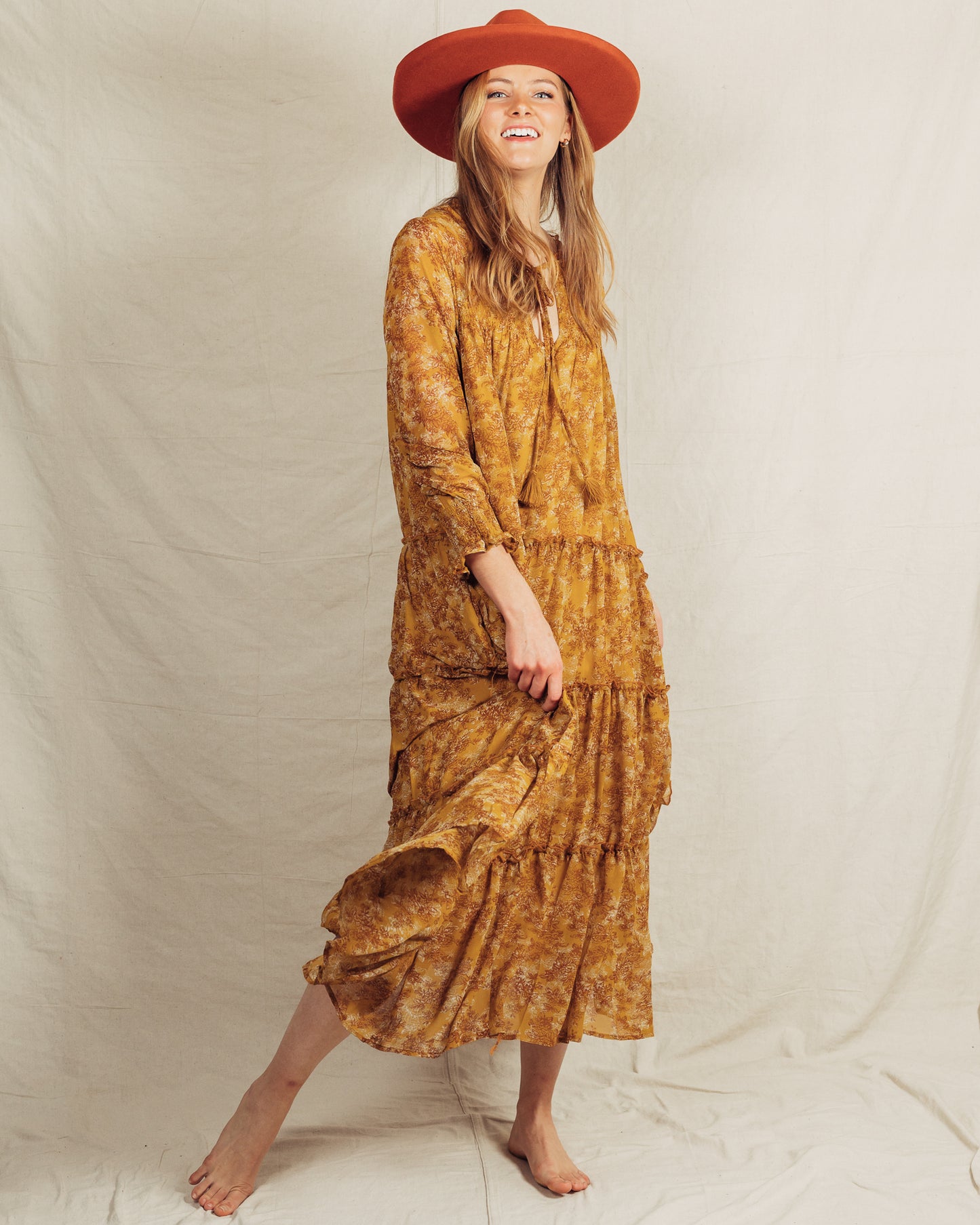 Kodi Dress || Mustard