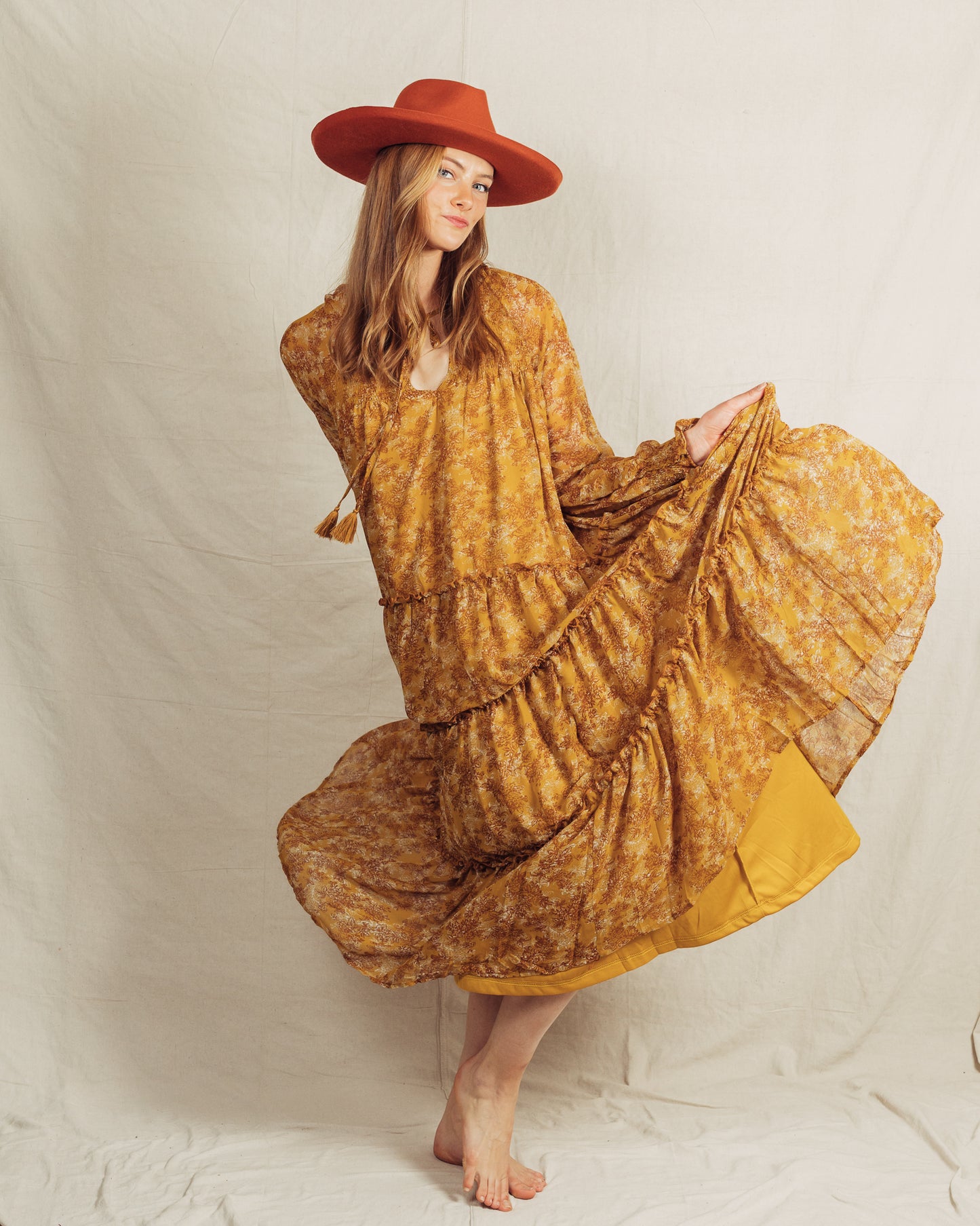 Kodi Dress || Mustard