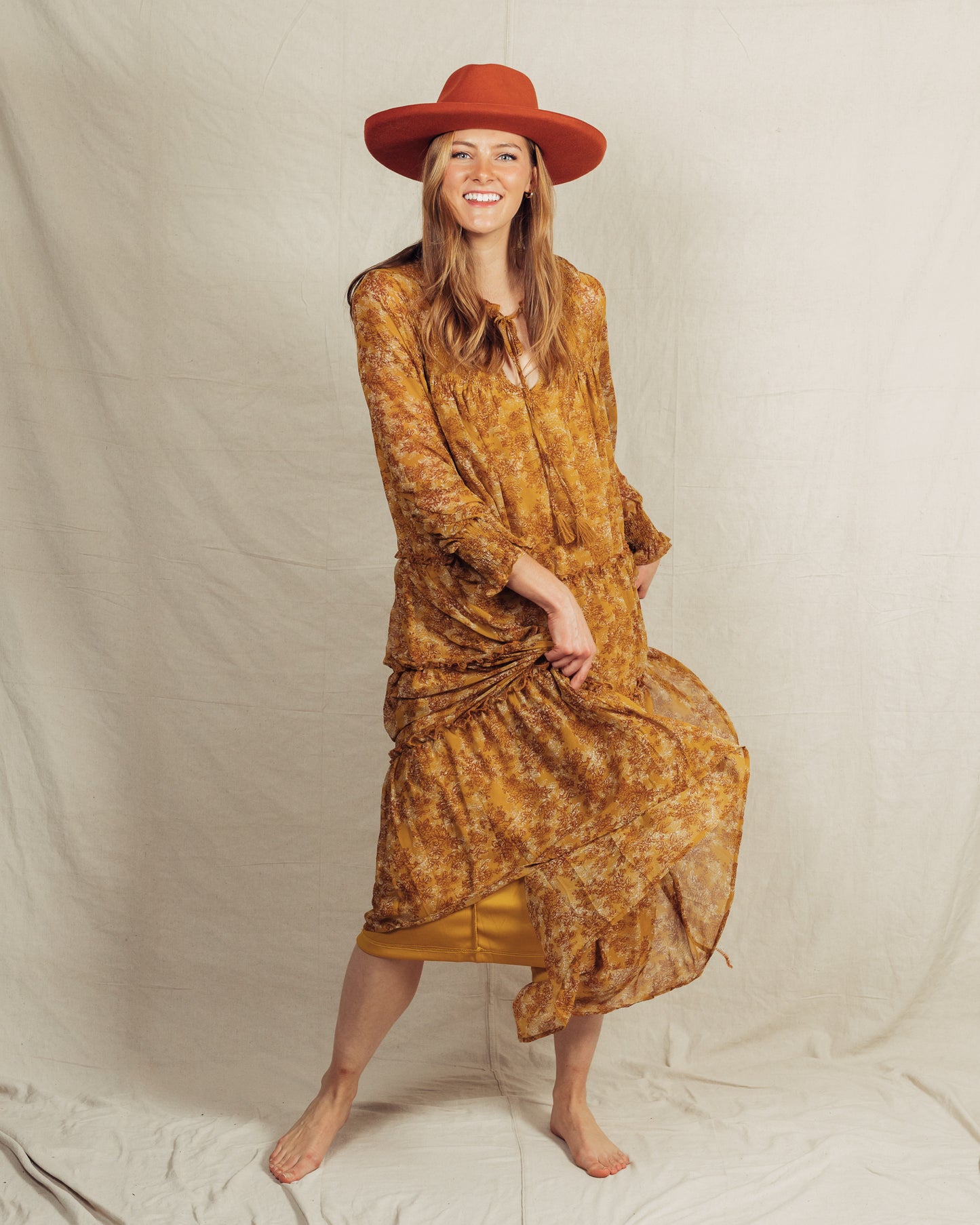 Kodi Dress || Mustard