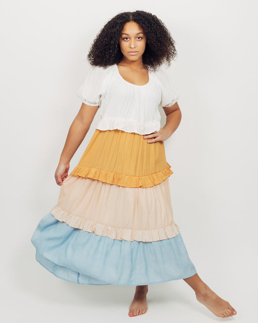 Marina Dress || White