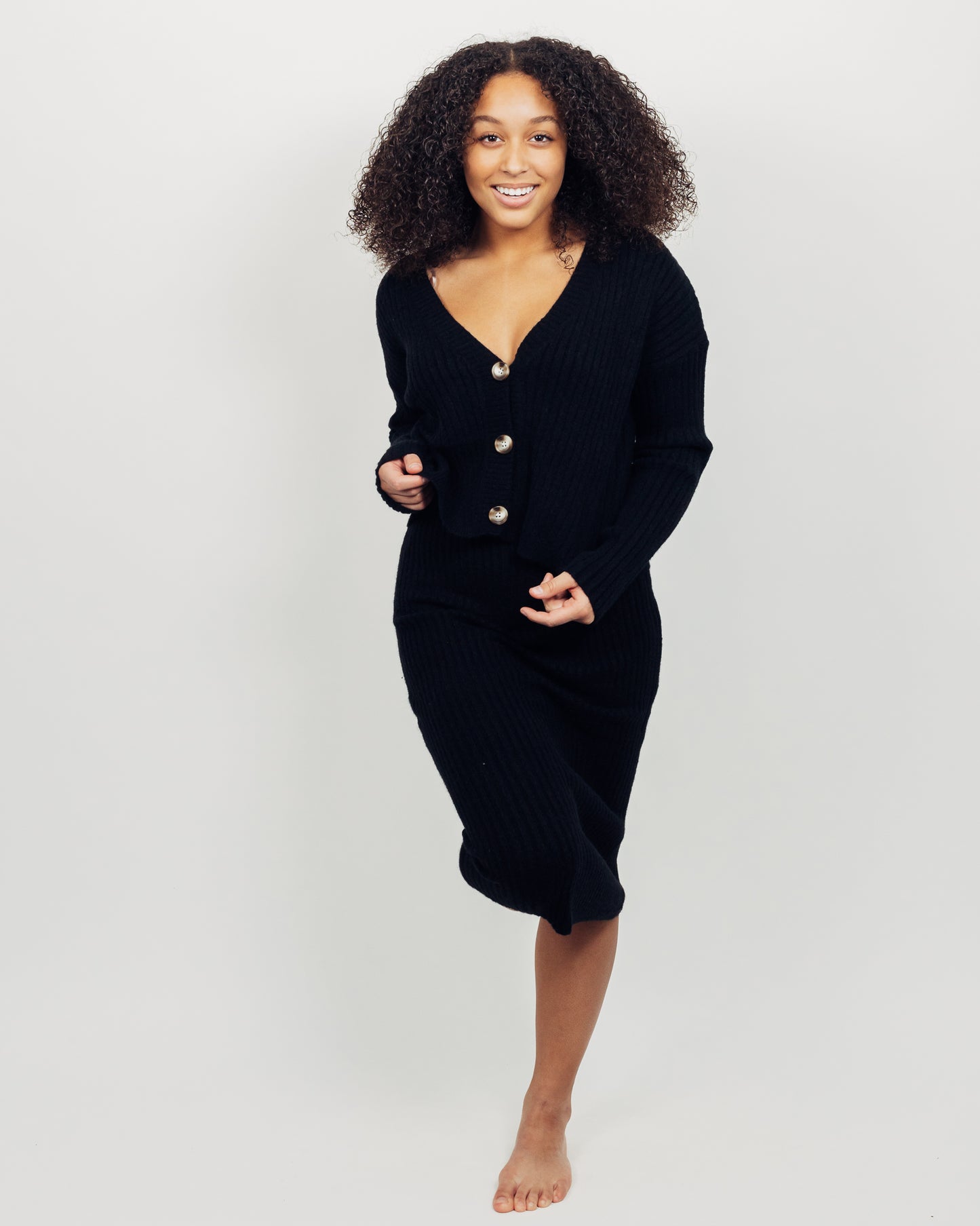 Briana Skirt + Cardigan Set