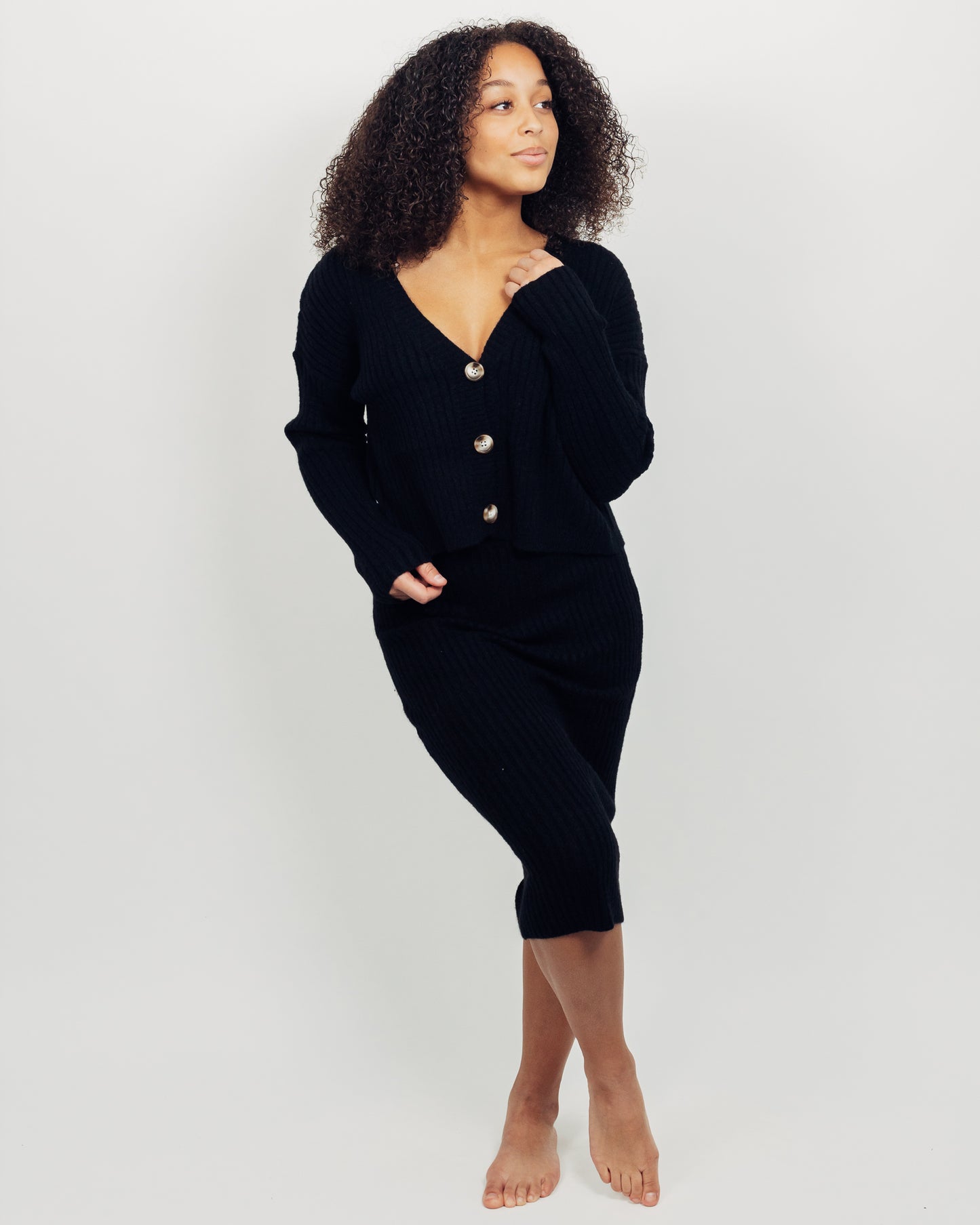 Briana Skirt + Cardigan Set