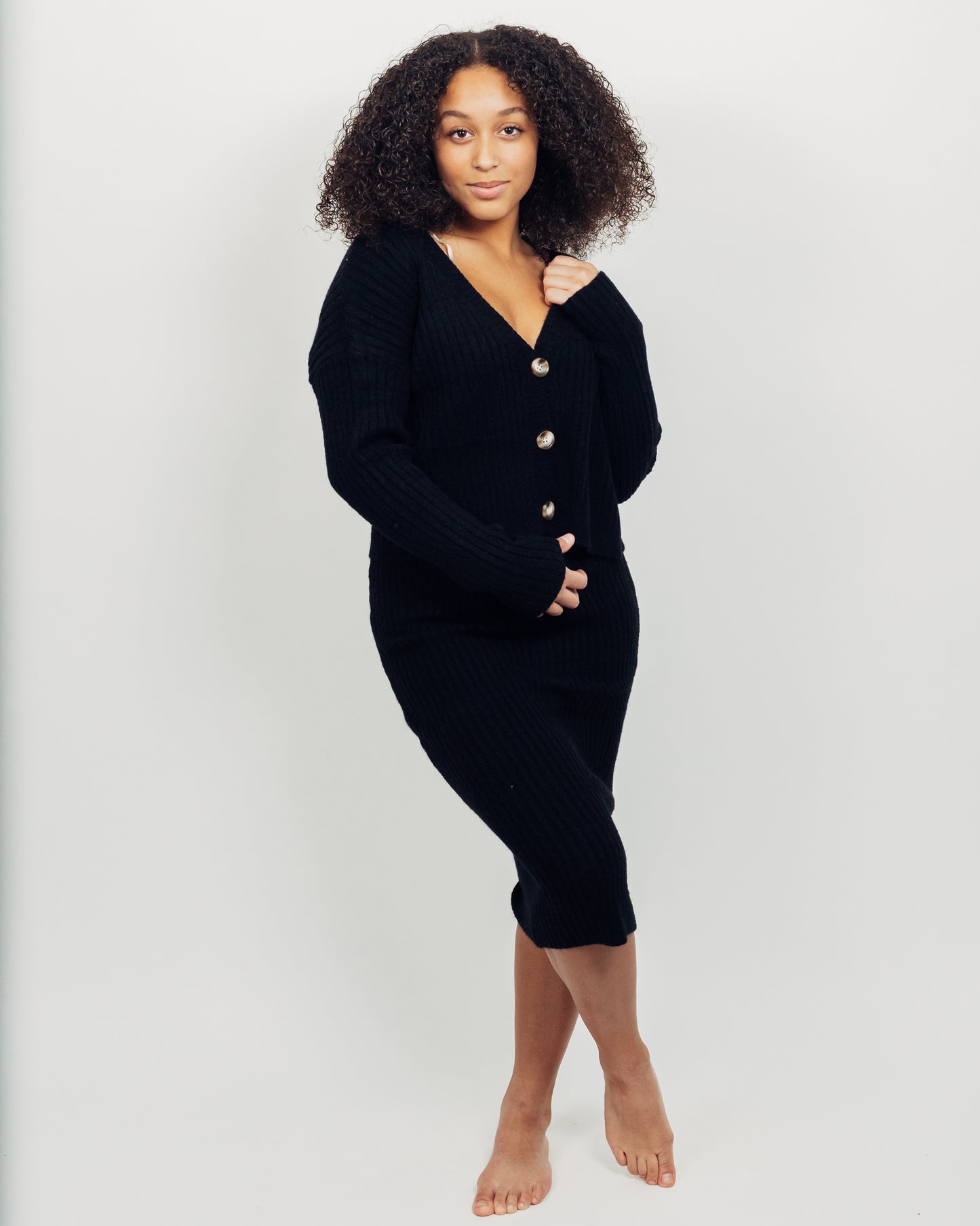 Briana Skirt + Cardigan Set
